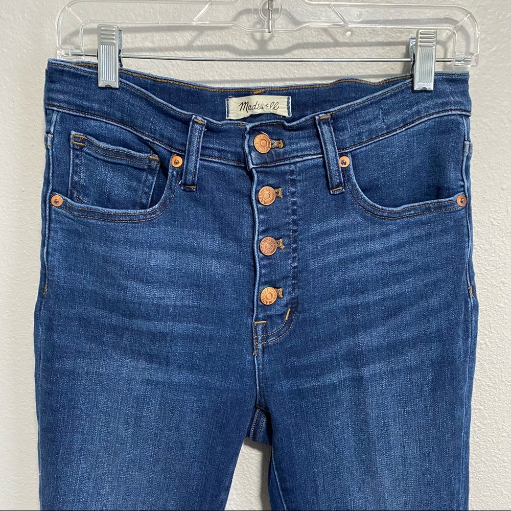 Madewell 9" Mid-Rise Skinny Jeans 27 - Picture 3 of 7
